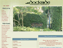 Tablet Screenshot of dockside-condos.com